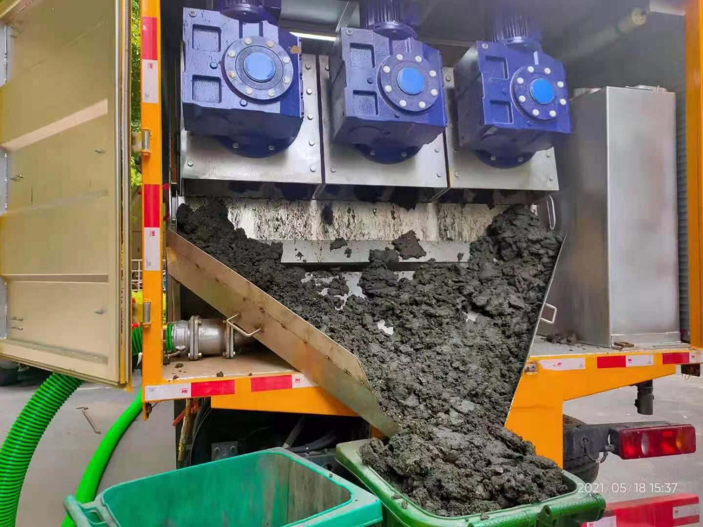 定西化粪池清掏城市维护站-泥浆净化干湿分离处理